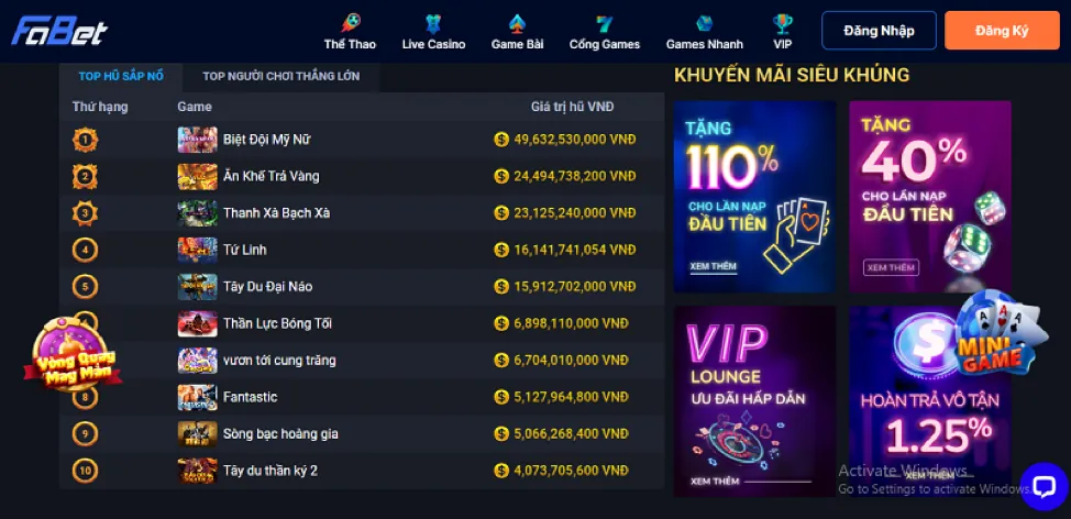 Chương trình VIP 77win9